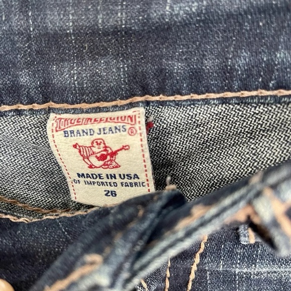 True Religion Sammy Short Light Wash Size 26 - Picture 7 of 12